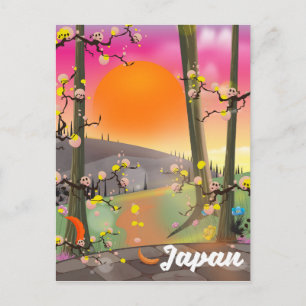 Carte Postale Affiche balnéaire de Deauville Beach france.