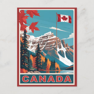 Carte Postale Affiche Canada Travel