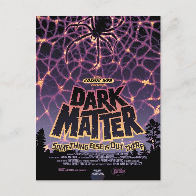Carte Postale Affiche Dark Matter. (Devant)