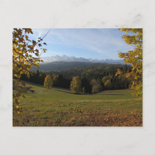 Carte Postale Affiche d'automne des Tatras