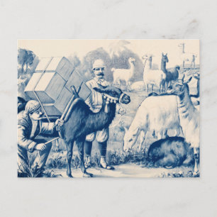 Carte Postale Affiche de cirque vintage John Robinson