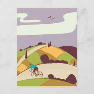 Carte Postale Affiche de cyclisme vintage