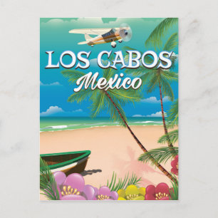 Carte Postale Affiche de la plage de Los Cabos au Mexique