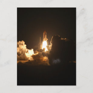 Carte Postale Affiche de lancement de la navette spatiale