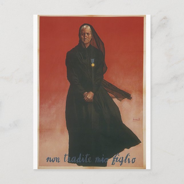 Carte Postale affiche de propagande (Devant)