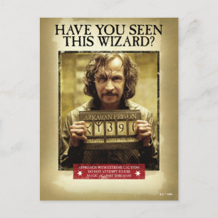 Carte Postale Affiche de recherche de Sirius Black
