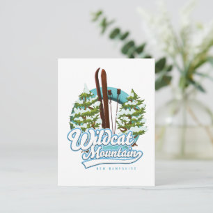 Carte Postale Affiche de ski de Wildcat Mountain New Hampshire