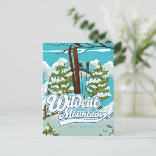 Carte Postale Affiche de ski de Wildcat Mountain New Hampshire C