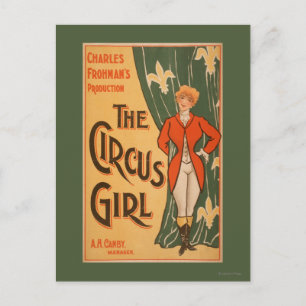 Carte Postale Affiche de théâtre The Circus Girl #1