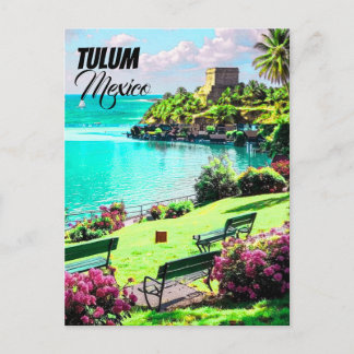 Carte Postale Affiche de Tulum, Impression de Tulum, Affiche de