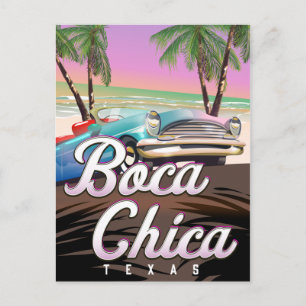 Carte Postale Affiche de vacances Boca Chica Texas