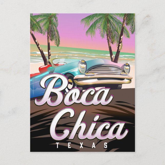 Carte Postale Affiche de vacances Boca Chica Texas (Devant)