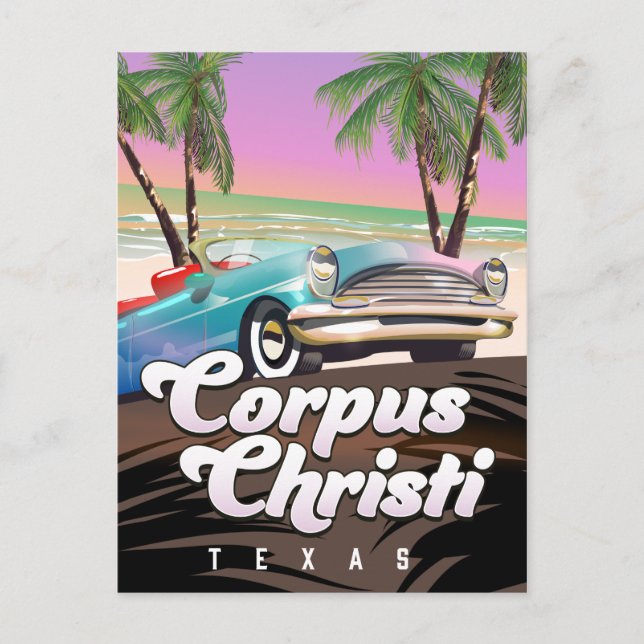 Carte Postale Affiche de vacances Corpus Christi Texas (Devant)