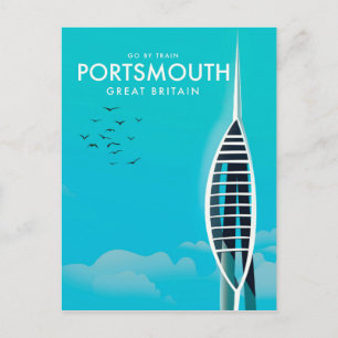 Carte Postale Affiche de vacances de Grande-Bretagne à Portsmout