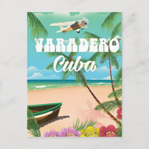 Carte Postale Affiche de vacances de plage cubaine à Varadero