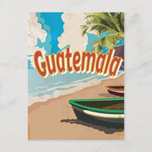 Carte Postale Affiche de vacances vintage Guatemala