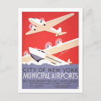 Carte Postale Affiche de Vintage voyage, New York