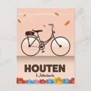 Carte Postale Affiche de voyage à Houten aux Pays-Bas.