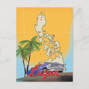 Carte Postale Affiche de voyage à Luzon Philippines