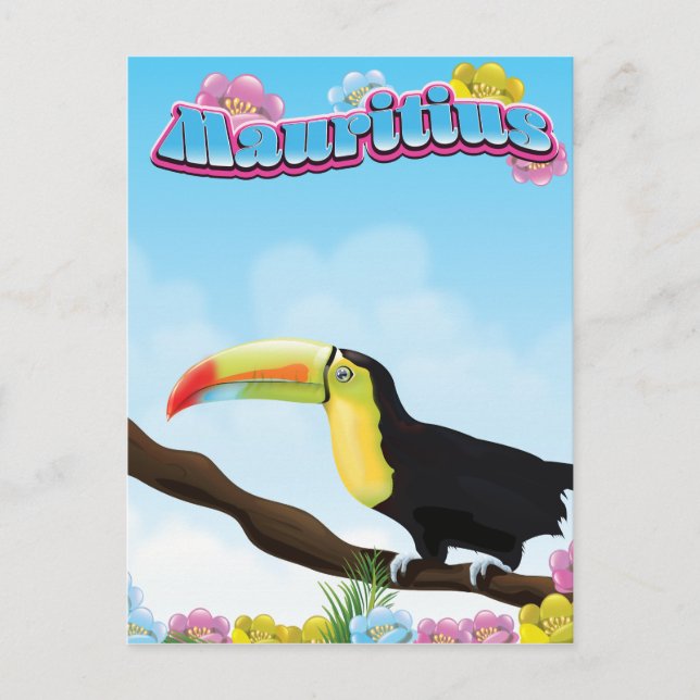 Carte Postale Affiche de voyage à Maurice (Devant)