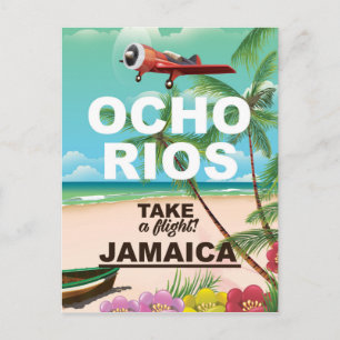 Carte Postale affiche de voyage à Ocho Rios Jamaïque
