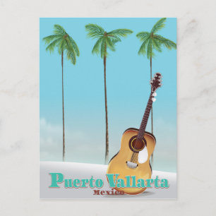 Carte Postale Affiche de voyage à Puerto Vallarta au Mexique