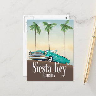 Carte Postale Affiche de voyage à Siesta Key Floride