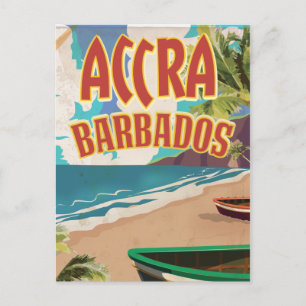 Carte Postale Affiche de voyage Accra Barbade