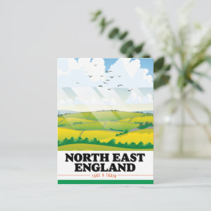 Carte Postale Affiche de voyage Angleterre du Nord-Est.