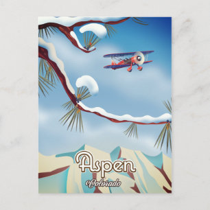 Carte Postale Affiche de voyage Aspen Colorado