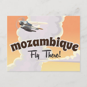Carte Postale Affiche de voyage au Mozambique