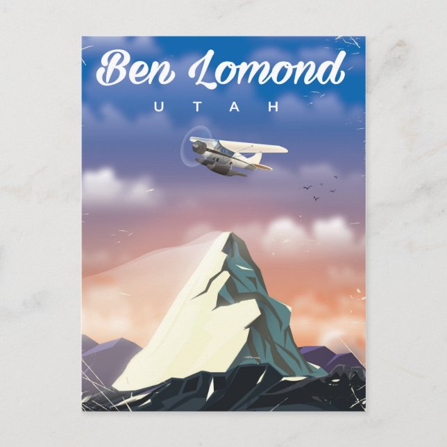 Carte Postale Affiche de voyage Ben Lomond,Utah (Devant)