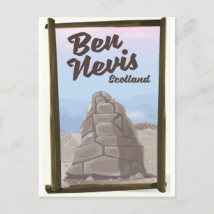 Carte Postale Affiche de voyage Ben Nevis Écosse
