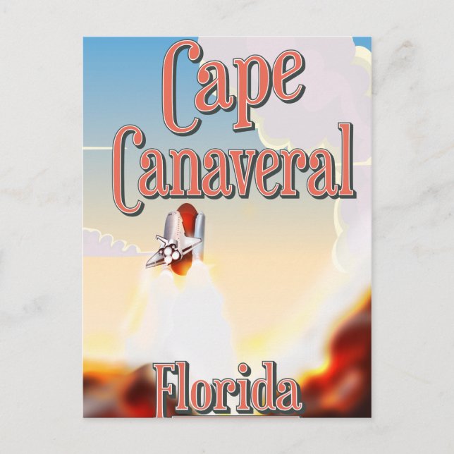 Carte Postale affiche de voyage cap canaveral (Devant)