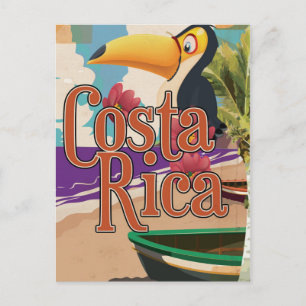 Carte Postale Affiche de voyage costaricaine