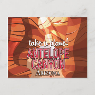 Carte Postale Affiche de voyage dans le canyon de l'antilope Ari