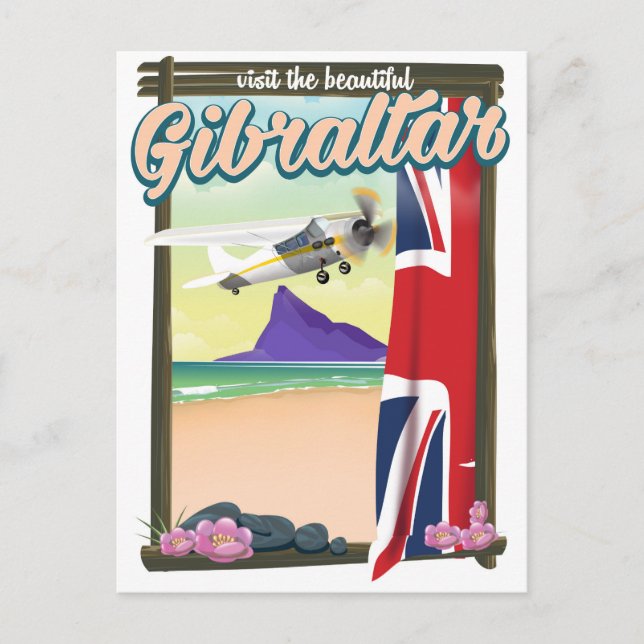 Carte Postale Affiche de voyage de Gibraltar la Belle (Devant)