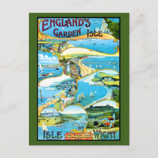 Carte Postale Affiche de voyage de l'île de Wight