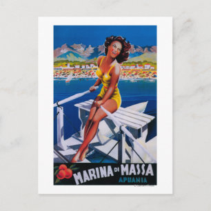Carte Postale Affiche de voyage de Massa Marina