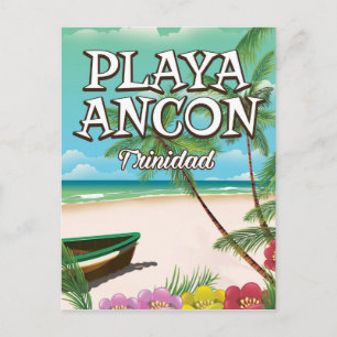 Carte Postale Affiche de voyage de Playa Ancón Trinidad
