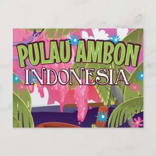 Carte Postale Affiche de voyage de Pulau Ambon Indonésie