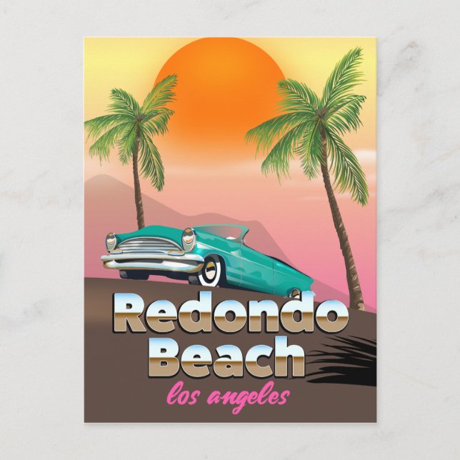 Carte Postale Affiche de voyage de Redondo Beach LA (Devant)