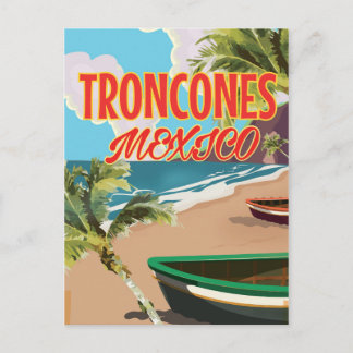 Carte Postale Affiche de voyage de Troncones Beach Mexique