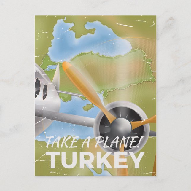 Carte Postale Affiche de voyage de Turquie (Devant)