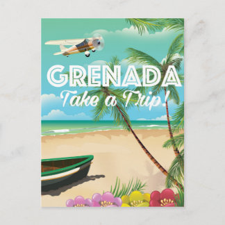 Carte Postale Affiche de voyage de vacances Vintage Grenade