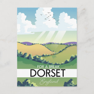 Carte Postale Affiche de voyage Dorset Angleterre
