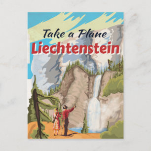 Carte Postale Affiche de voyage du Liechtenstein