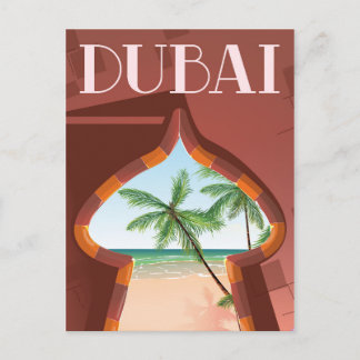 Carte Postale Affiche de voyage du Palais de Dubaï