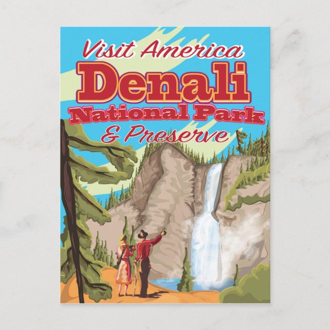 Carte Postale Affiche de voyage du Parc national et réserve de D (Devant)