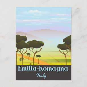Carte Postale Affiche de voyage en Emilie-Romagne Italie